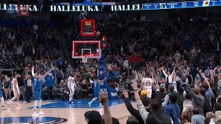 Luka Doncic shocks entire arena after hitting this insane buzzer beater🔥🔥!