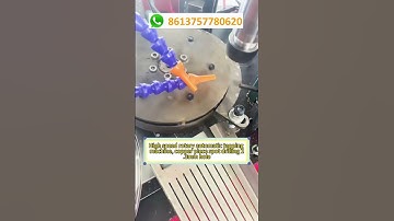 High speed rotary automatic tapping machine, copper piece spot drilling 2.3mm hole