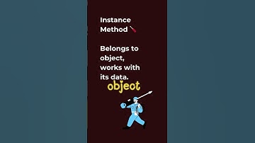 Static vs Instance Methods Let’s make it simple