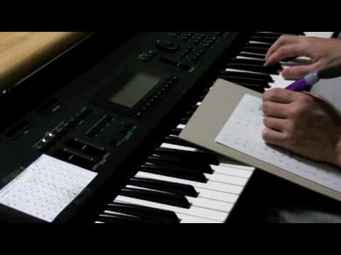 DTM MIDI FF2 反乱軍テーマ 耳コピ でSY99のシーケンサーに打ち込み