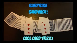 Surprise Sandwich: Cool & Fun Card Trick Performance And Tutorial!