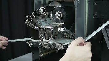 ZEBRA ZE511 - Carregamento de etiquetas e ribbon