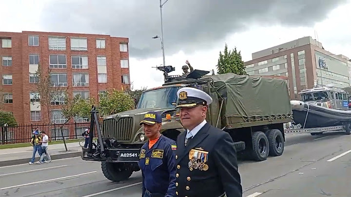 Infantería de marina desfile militar 20 de julio Bogotá