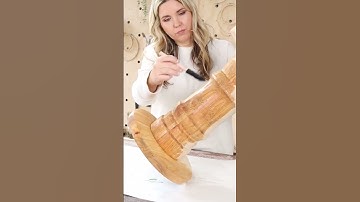 Sanded This Thrifted Side Table to Perfection! #DIYideas #upcycling