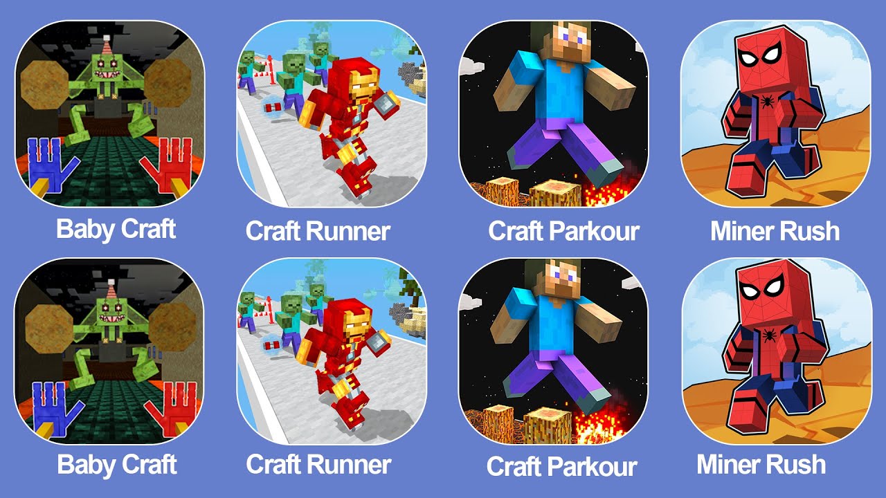 Baby Craft , Craft Runner, Craft Parkour, Craft Runner   Miner Rush ASMR iOS,Android Gameplay