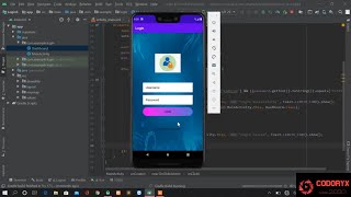 Create Login app in Android Studio with manual username and password | Tutorial | Codoryx