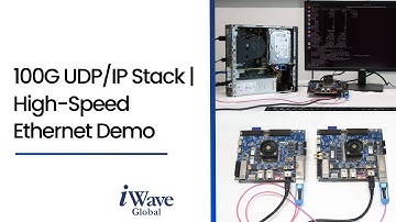 Ultra-Fast 100G UDP/IP Implementation on FPGA | Live Performance Demo by iWave