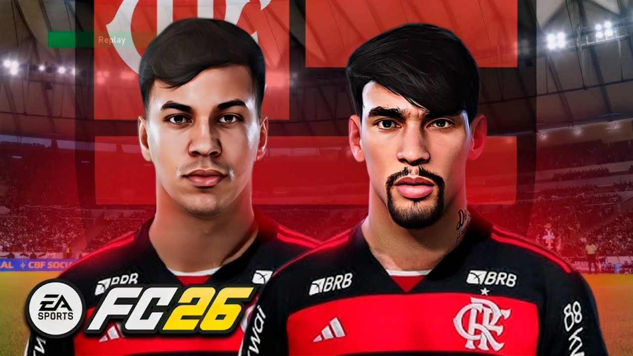 PAQUETA E KAIO JORGE NO FLAMENGO! INVESTI E CONTRATEI OS DOIS! FC 26
