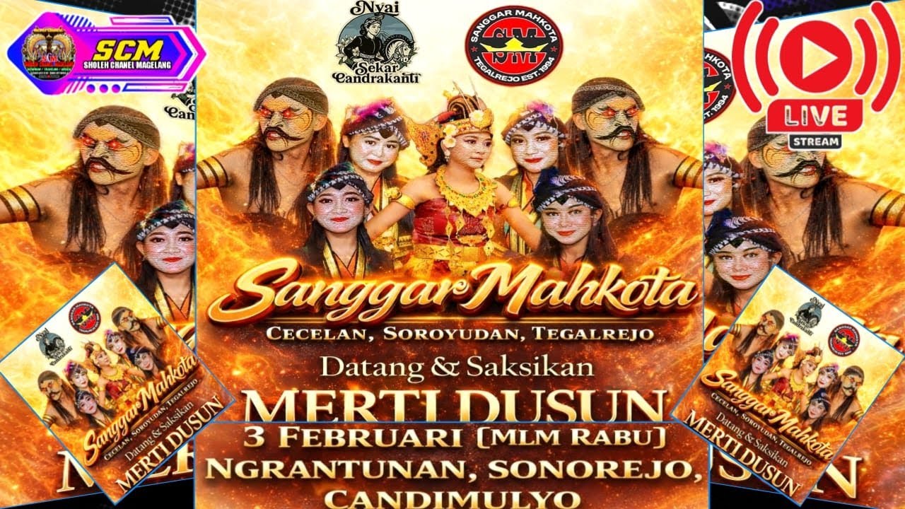 🔥LIVE STREAMING SANGGAR MAHKOTA LIVE NGRANTUNAN SONOREJO CANDIMULYO MAGELANG