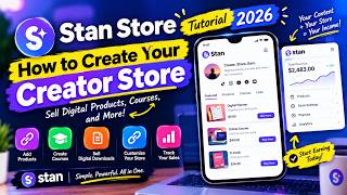 Stan Store Tutorial 2026: How to Create Your Creator Store | Step-by-Step Guide