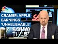 Why Jim Cramer calls Apple 'unbelievable' after tech giant posted blowout earnings