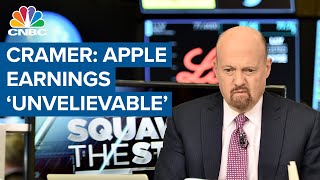 Why Jim Cramer calls Apple 'unbelievable' after tech giant posted blowout earnings