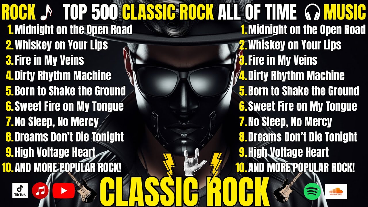 🎸 Greatest Rock Classics | Top 500 Songs Collection