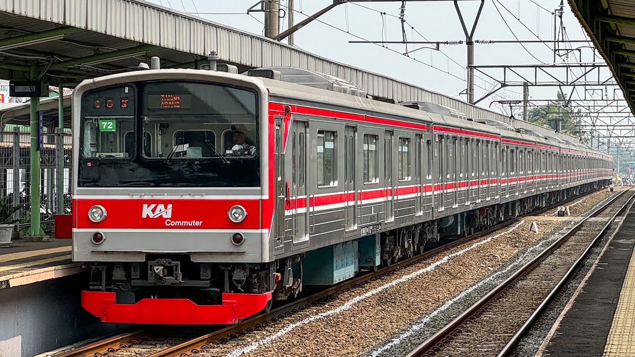 Kompilasi KRL Commuter Line di Stasiun Daru! JR 205 ex Musashino, Yokohama Line, JR 203 ex Joban!