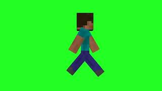 Minecraft steve Green Screen