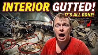 I Removed The ENTIRE Interior On A 64 Thunderbird!! NIGHTMARE!!!