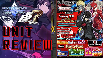 Persona 5 Royal collaboration UNIT REVIEW - SAO MD
