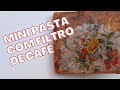MINI PASTA com FILTRO de CAFÉ USADO