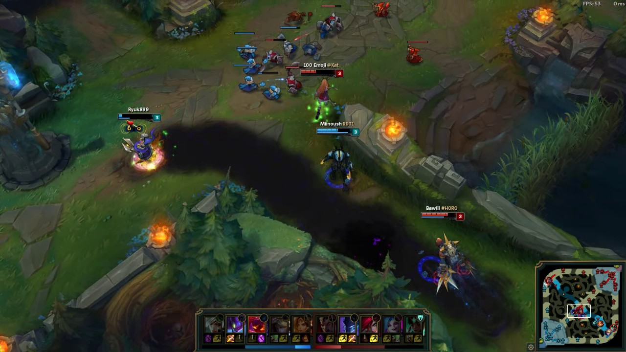 Katarina 1v3 counter ganked YouTube