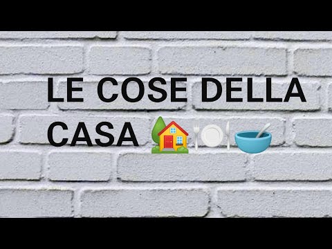 LE COSE DELLA CASA ? ???learn Italian from bangla lesson 33