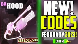 *NEW* ALL WORKING CODES FOR DA HOOD FEBRUARY 2023 - ROBLOX DA HOOD CODES