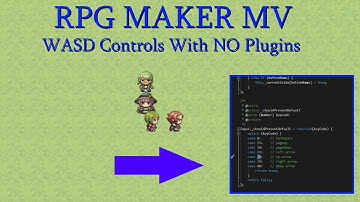 RPG Maker MV | WASD Controls | No Plugins! | Tutorial | Javascript
