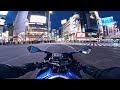 [uncut] Tokyo 4K Night Ride to Shibuya GoPro Motorcycle POV Night Drive Japan