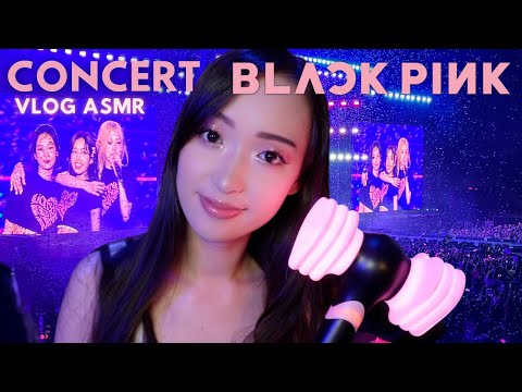 ASMR VLOG 🫰🏻Concert BLΛƆKPIИK 🖤🩷 (préparation, concert et debrief)