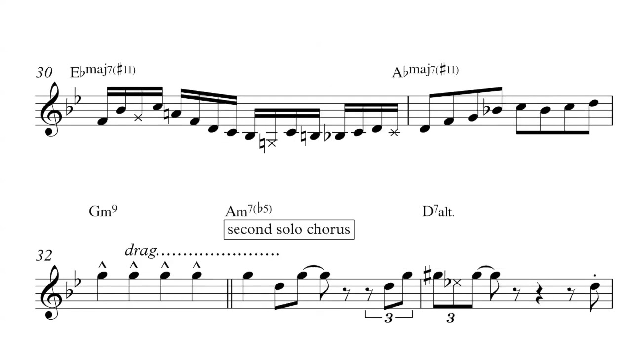 Watch "Sad Walk" (B. Zieff) trumpet solo transcription Teus Nobel on YouTube Watch "Sad Walk" (B. Zieff) trumpet solo transcription Teus Nobel on YouTube