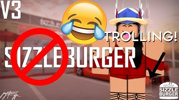 Roblox | SizzleBurger TROLLING! W/ HexPen [BANNED]
