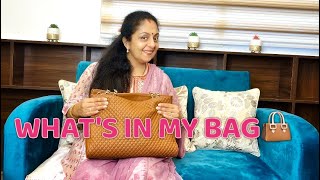 What’s in my Bag | Sindhu Krishna