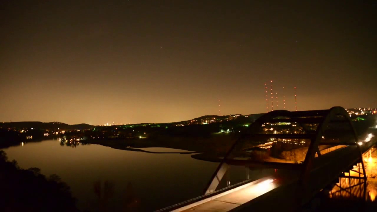 City at Night Timelapse Video