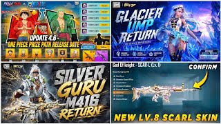 🔴 NEXT PRIZE PATH CONFIRM 4.6 ✅ SILVER GURU M416 RETURN❓GLAICER UMP RETURN 🥶  NEW LV.8 SCAR-L SKIN 🔥 screenshot 4