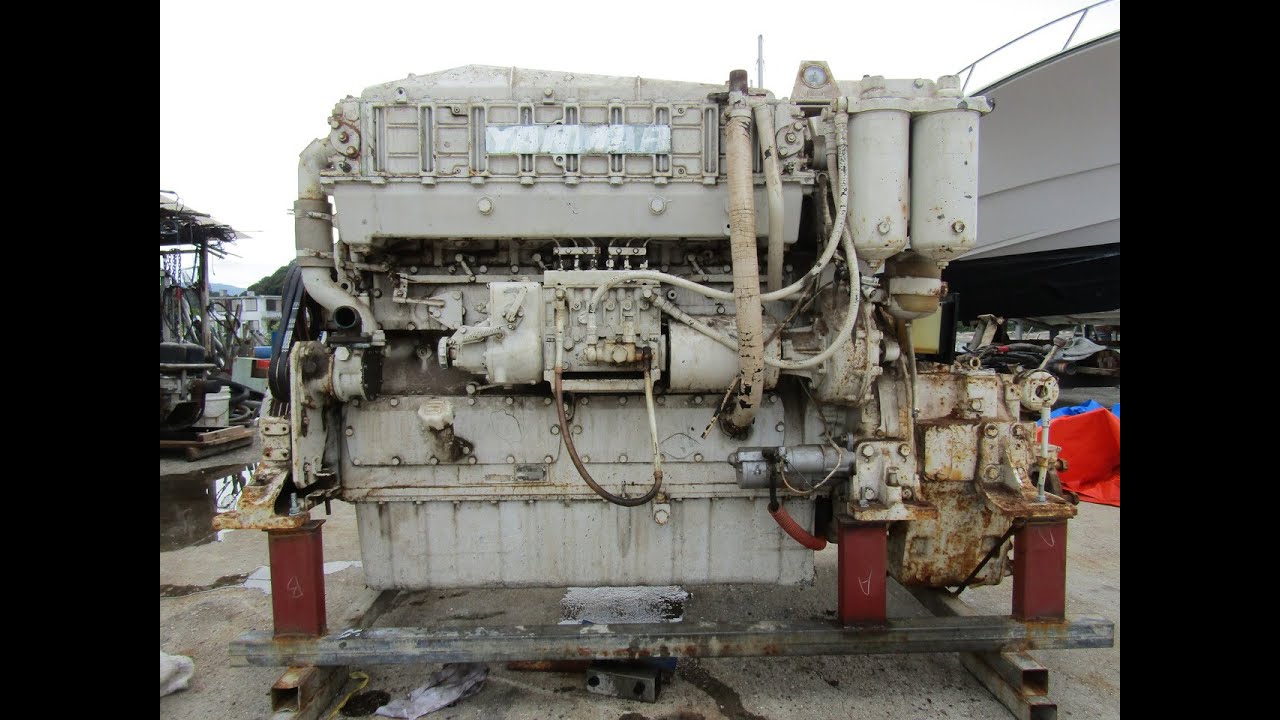 No.2933 ヤンマー 6LA-DT (2.08)400ps Yanmar 【Used Marine Diesel 