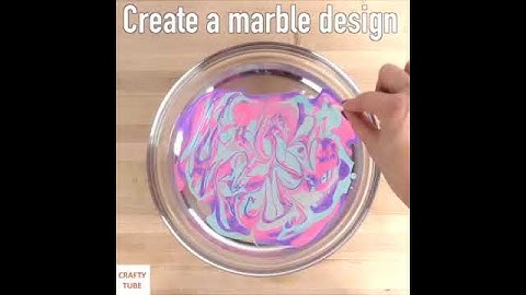 DIY Water Marble Phone Case