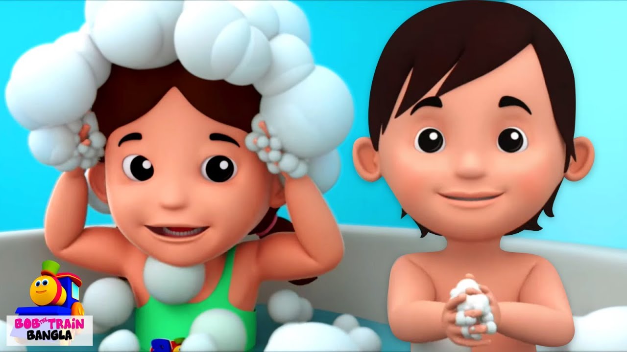 Bath Song In Bengali, স্নানের গান, Johny Johny + More Bangla Kids ...