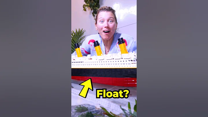 LEGO Titanic in a Fish Tank 🤔