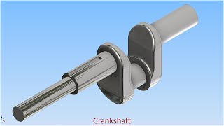 Crankshaft Assembly || Autodesk Inventor Tutorial