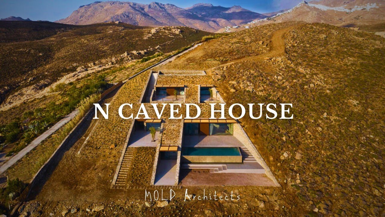 Underground house with a very cool interior and Amazing Sea View