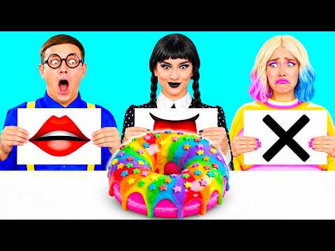 Bite, Lick or Nothing Challenge | Amazing Hacks and Tricks by BaRaDa Challenge