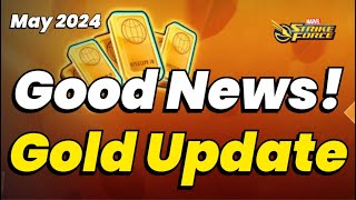 GOOD NEWS for GOLD! HUGE JUNE Month Coming! GOLD REVIEW & ANALYSIS! MAY 2024 | MARVEL Strike Force