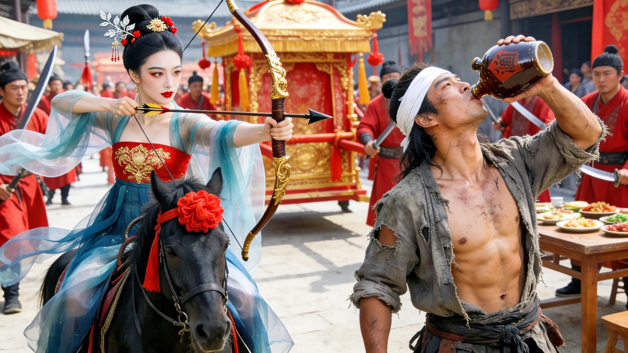 霸道公主强制爱，召集禁军只为嫁给穷小子，小子哪里逃！！？！😎💖#肖战 #drama #movie #赵露思 #爱情