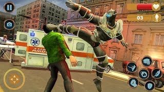 New Super Hero Panther Robot Crime City Rescue Mission | Panther Hero Vs Gangster | Android GamePlay screenshot 4