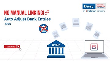 Auto Adjust Bank Entries in Seconds! ⚡ | BUSY Bank Import Tips (Hindi)