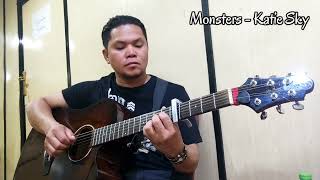 Download lagu Monsters - Katie Sky Cover Trony Music Guitar Fingerstyle #acoustic #monsters mp3