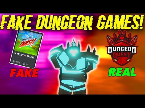 So I Played These Fake Dungeon Quest Games Roblox Dungeon - youtube roblox dungeon quest roblox generator real