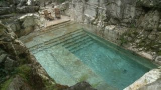 Swim in a luxurious quarry-turned-pool