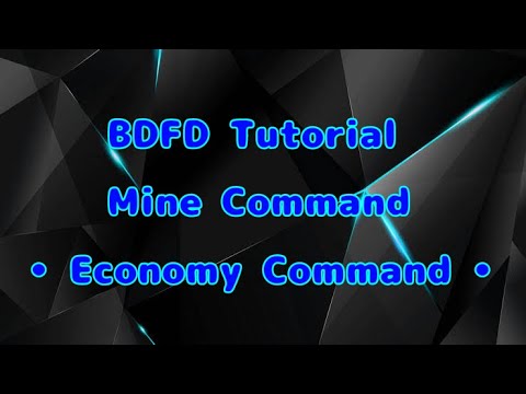 BDFD Tutorials, Mine Command • Economy/Game Command •