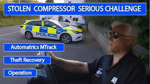 Stolen Atlas Copco Compressor Represents Significant Theft Recovery Tracking Challenge