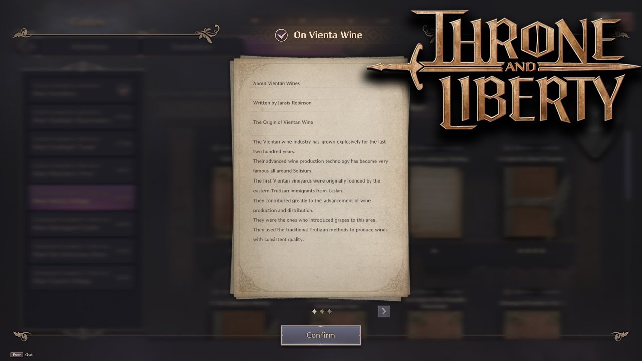 Sienna Parsons Sun Of Stonegard - Near Vienta Village Collection Codex THRONE AND LIBERTY